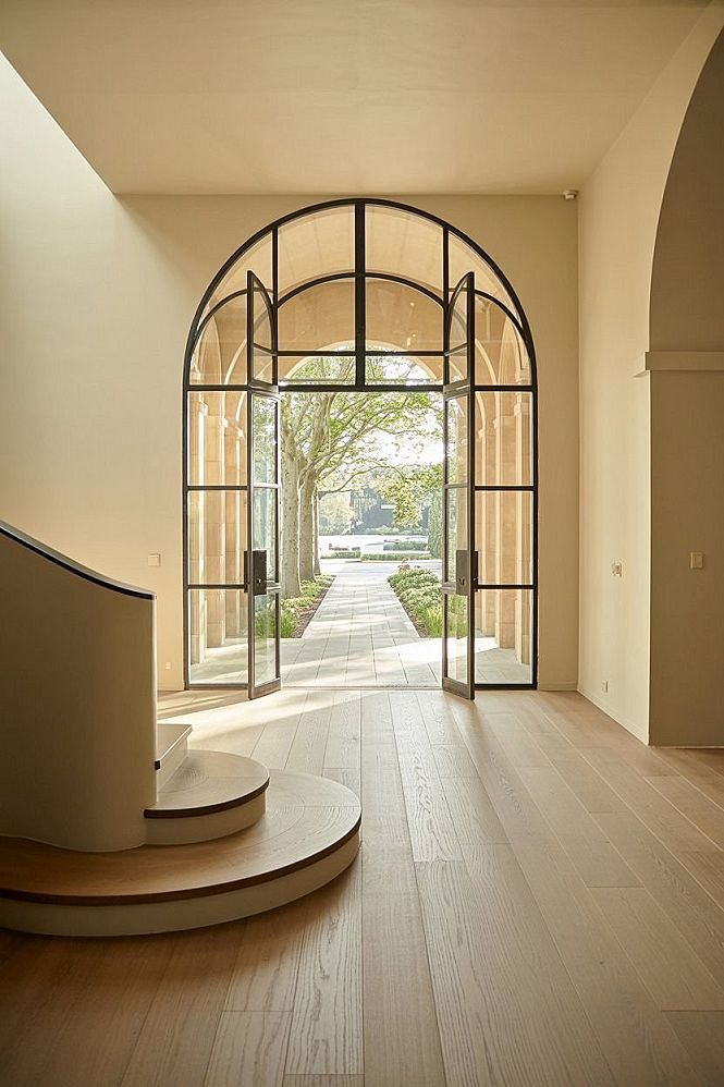 Elegant Arched French Doors: Timeless Home Entrance Inspiration