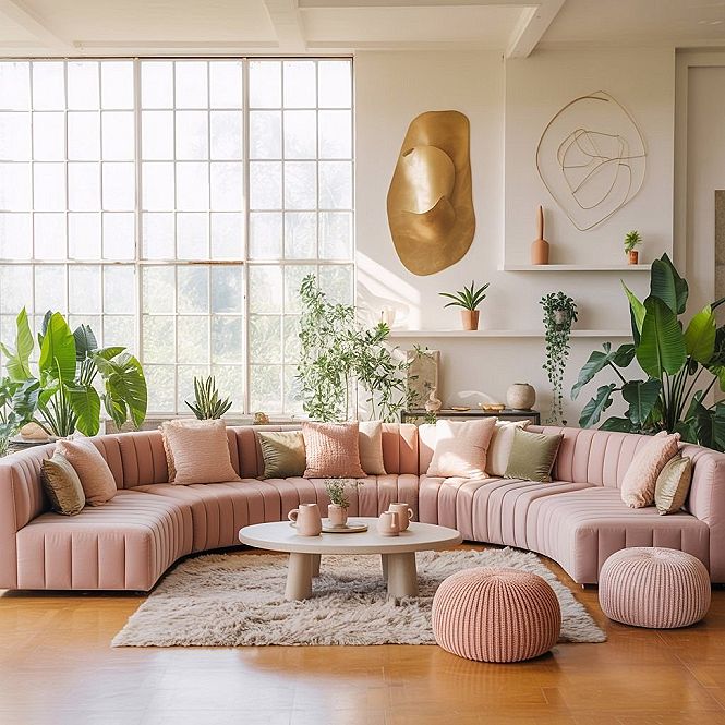 Small Living Room Makeover: Cozy Sage Green & Pink Decor Solutions