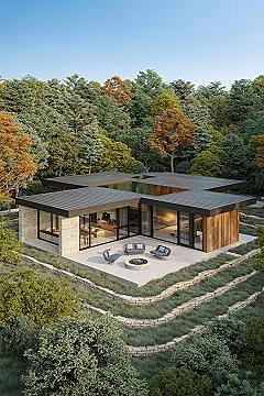 Modern Flat Roof Homes: Architectural Plans for Weekend Escapes