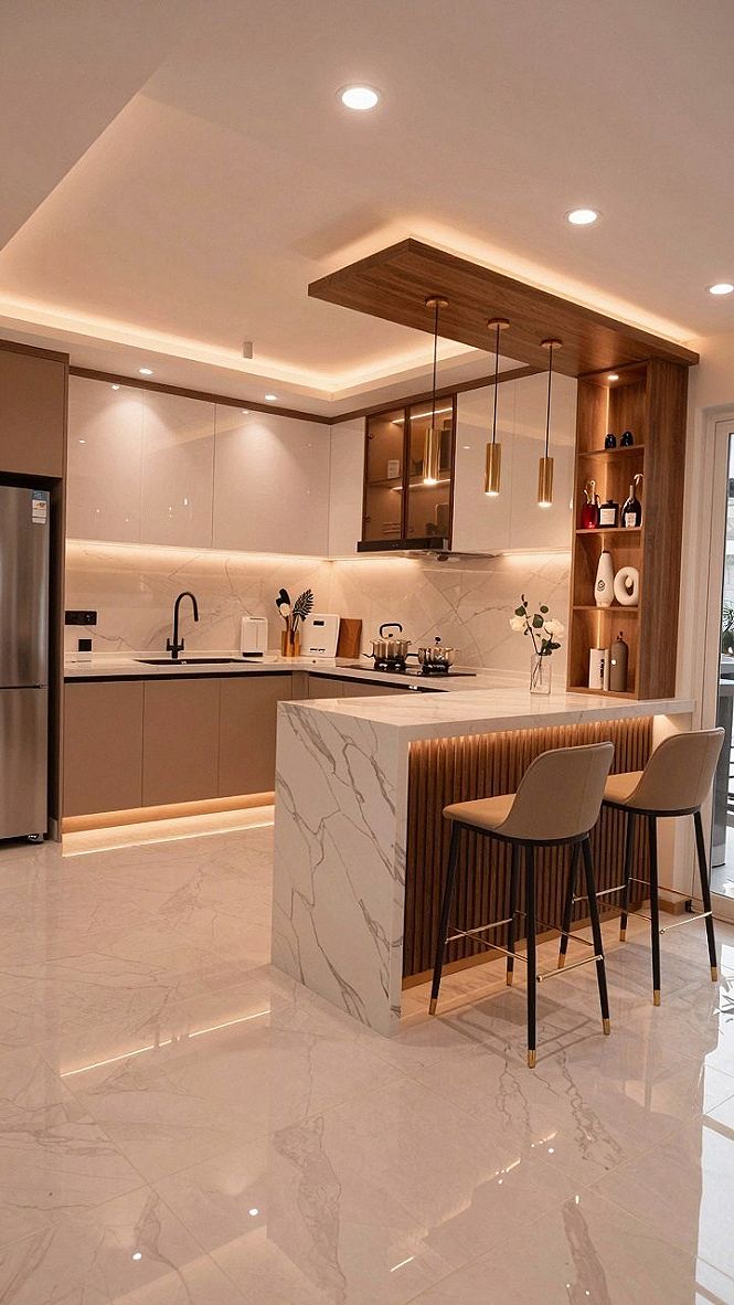 Adding Smart Task Lighting to Small Kitchen Islands