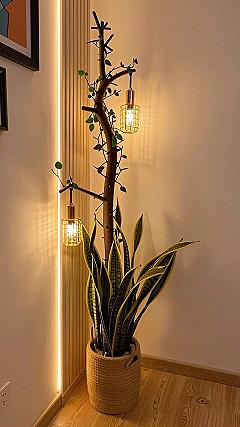 Crafting a Unique Tin Can Lighting Tree for Your Corner