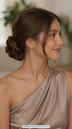 Keeping Your Textured Low Bun Secure All Day