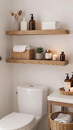Keeping Fall Bathroom Shelves Clean and Moisture-Safe