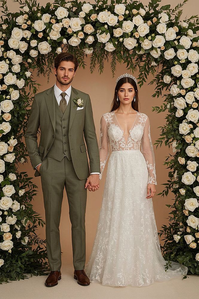 The Ultimate Sage Green Wedding Suit for Modern Groom Attire