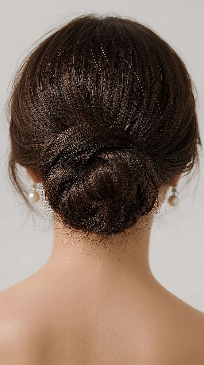 Classy French Chignon Hairstyle: The Ultimate Fancy Bun Wedding Style