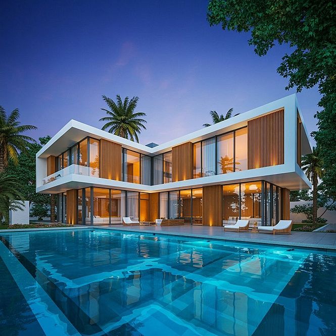 Dream Modern Luxury House: Poolside Paradise & Tropical Vibes
