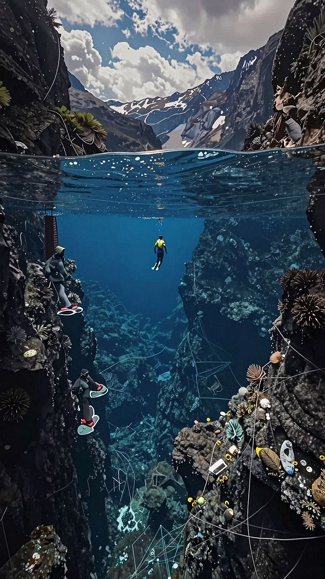 Adding Deep Blue Ocean Split Views to Your Phone Screen