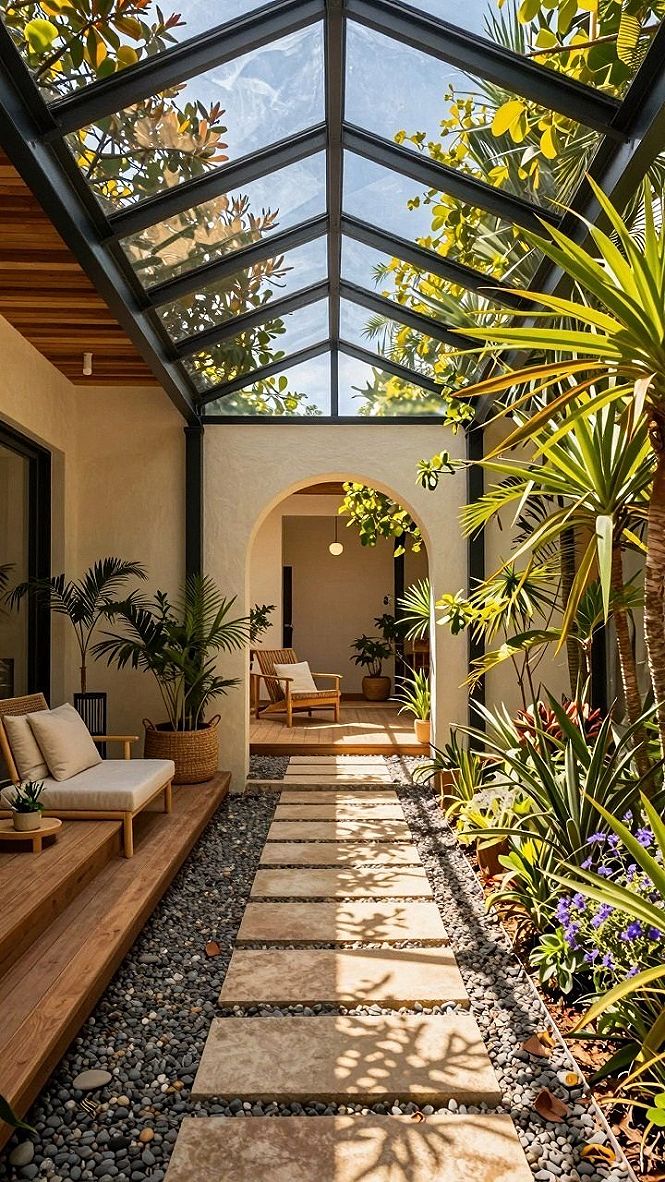 Adding Glass Roof Panels to Your Multi Level Deck