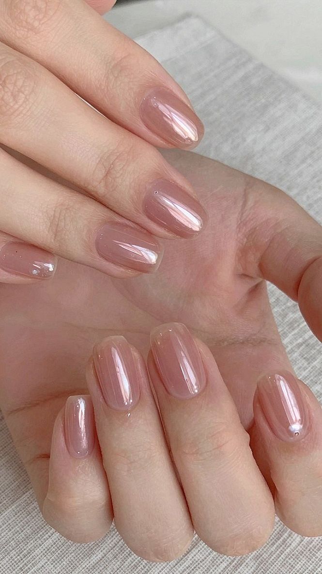 Adding Tiny Rhinestone Accents to Short Manicures