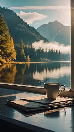 Coffee, Mountains, and a Book: The Perfect Morning