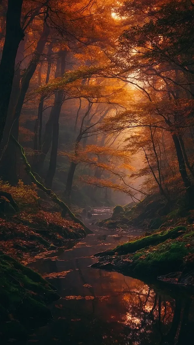 Sunbeams and Secrets in the Mossy Woods: