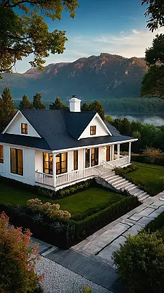 Dreamy House with Mountain Views