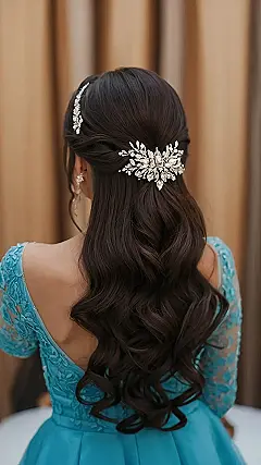 Bridal Hair: Half Up, Half Heaven