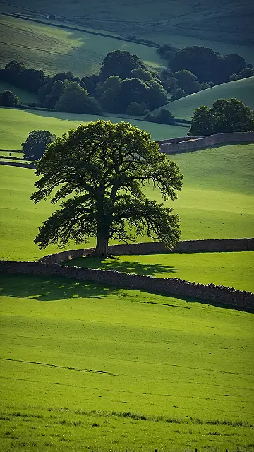 Green Lens, English Hills
