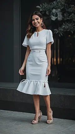 White Hot: A Chic Look That’s All About the Dress: