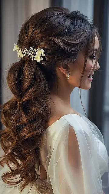 Beautiful Half Up Half Down Wedding Hairstyles to Elevate Your Look