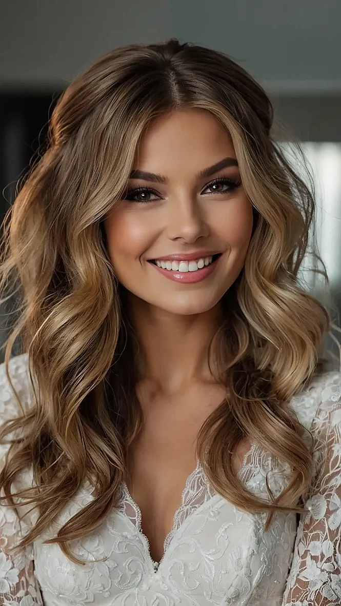 Long Hair, Don't Care: Gorgeous Bridesmaid Looks