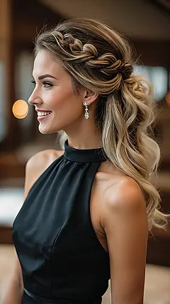 Wedding Day Braids & Curls