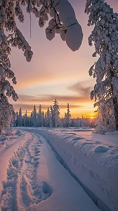 Desktop Snowfall: Finland
