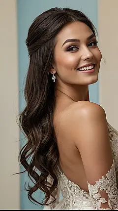 Effortless Elegance: Long Hair, Low-Key Style