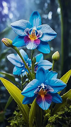 Vibrant Screen Flowers