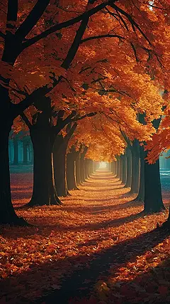 Autumn’s Golden Path