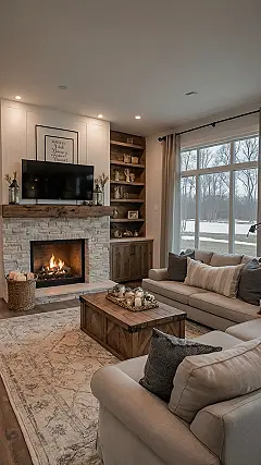 Modern Hearth Warmth