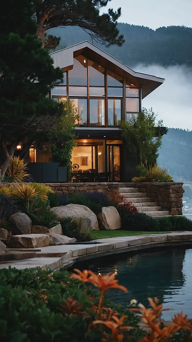 Cozy House with a View: