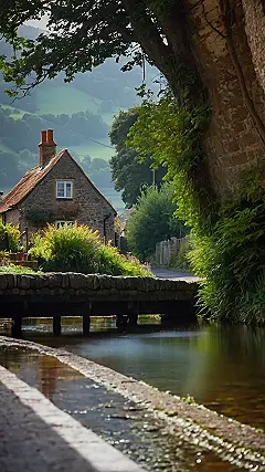 A Quaint English Village: Stone, Stream, and Secrets: