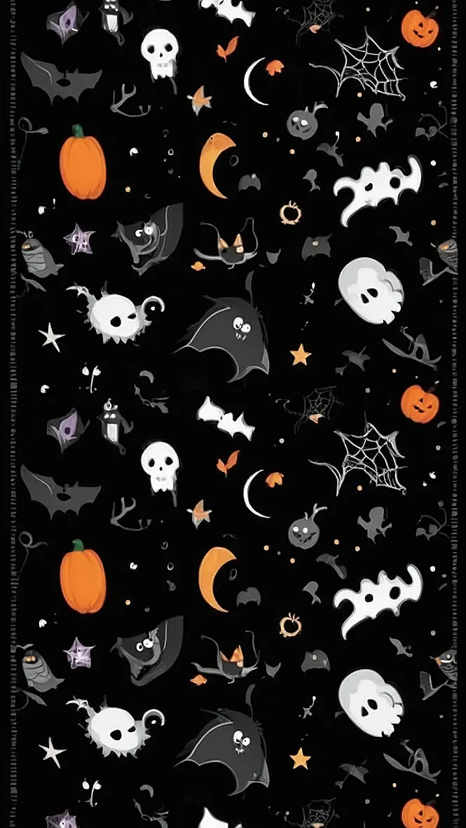 Spooky Fun on a Black Background!