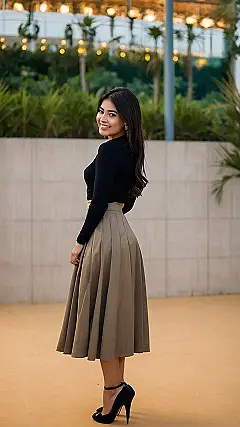 Skirt Goals: She’s got the look!