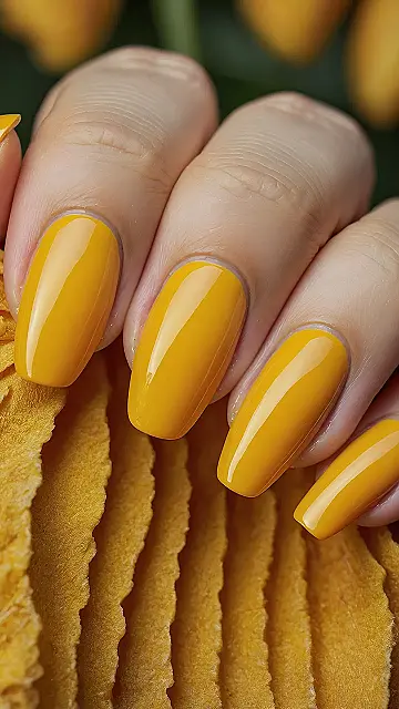 Cheerful Yellow Tips