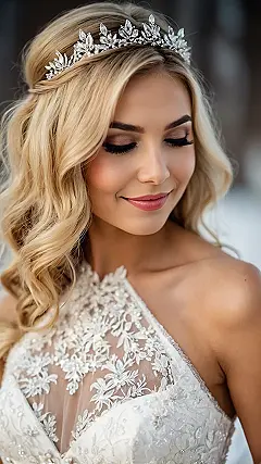 Bridal Hair Fit for a Queen