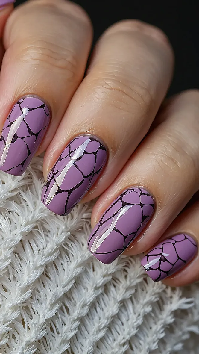 Amethyst Crackle