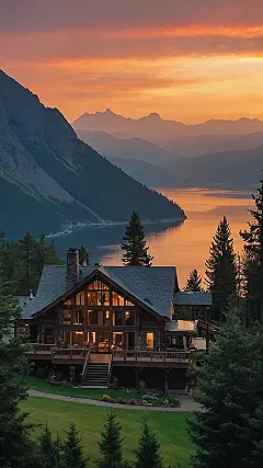 Boulder and Timber Mountain Houses Embracing Aesthetic Beauty