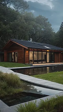 Here’s a title and two paragraphs suitable for a ninth-grader, based on the image and keyword “modern contemporary homes”: