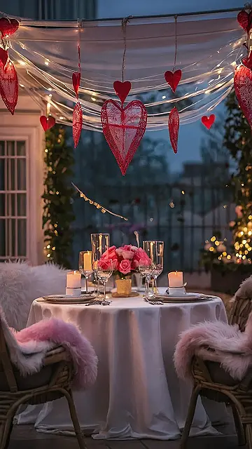 Fiery Valentine’s Decor