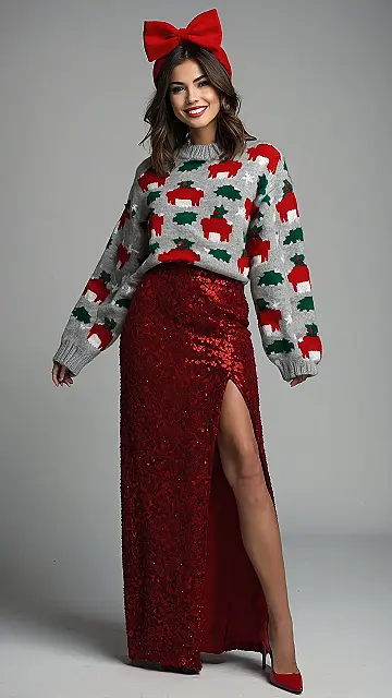 Sleek Sweaters, Merry Looks