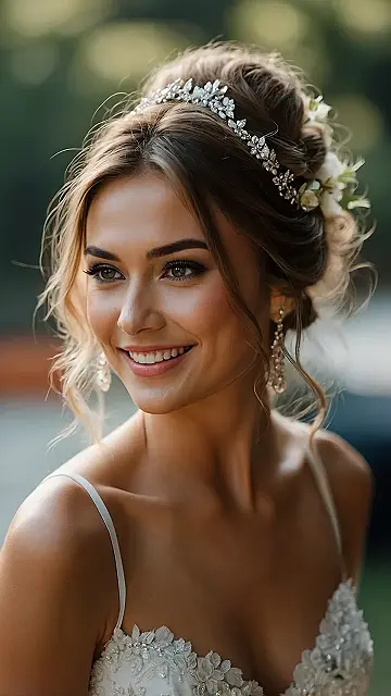 Crown-Worthy Wedding Locks