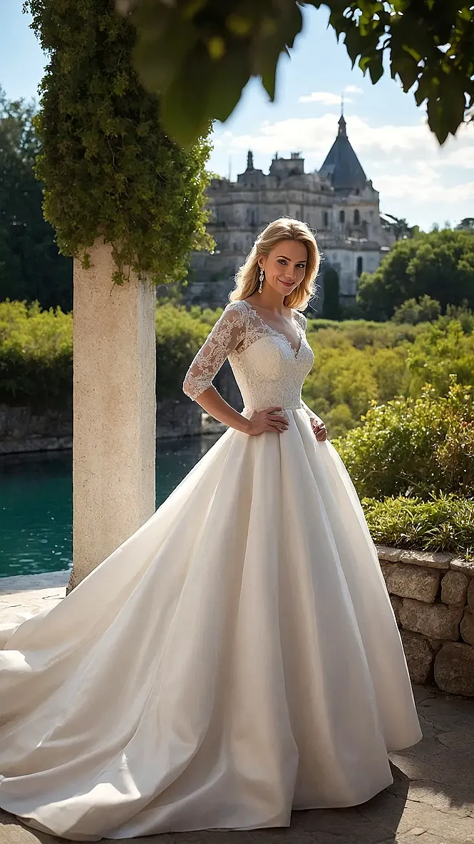 Confident Sleeves, Radiant Bride