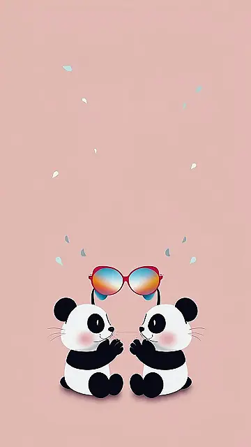 Panda-monium at the Beach!