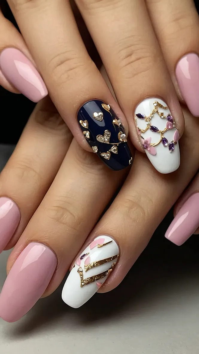 Valentine's Day Nail Art
