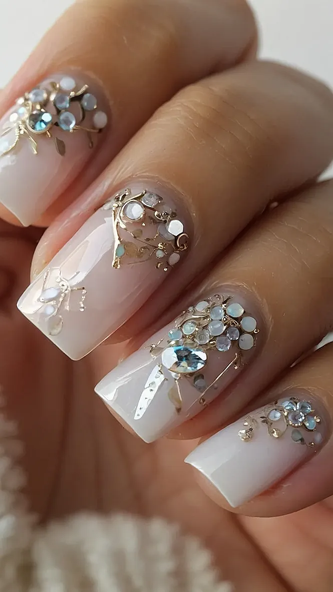 Icy Glam Nails