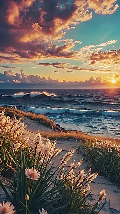 Coastal Sunset Calm