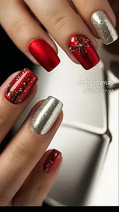 Queen’s Christmas Nails