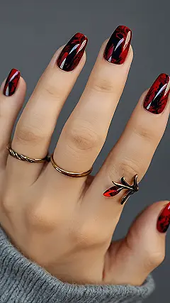 Inferno Nails: Autumn’s Hottest Trend