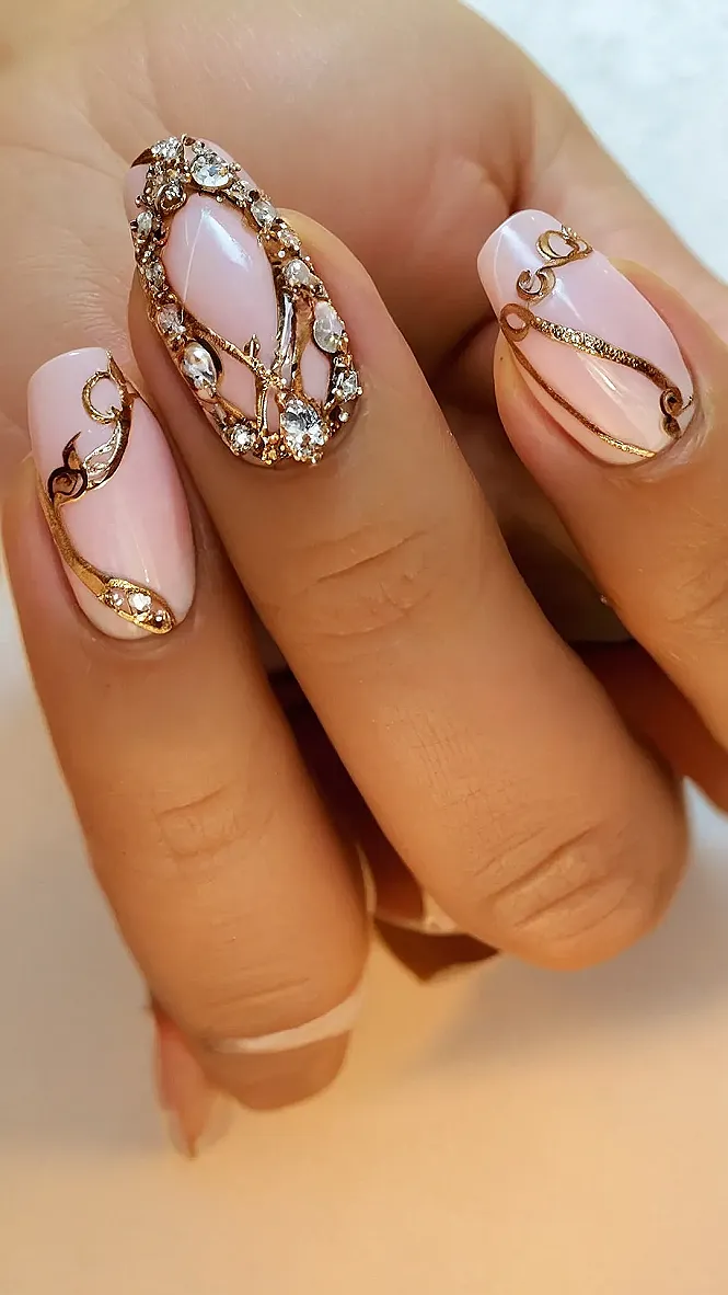 Golden Hour Nails
