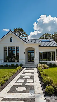 Modern White Retreat