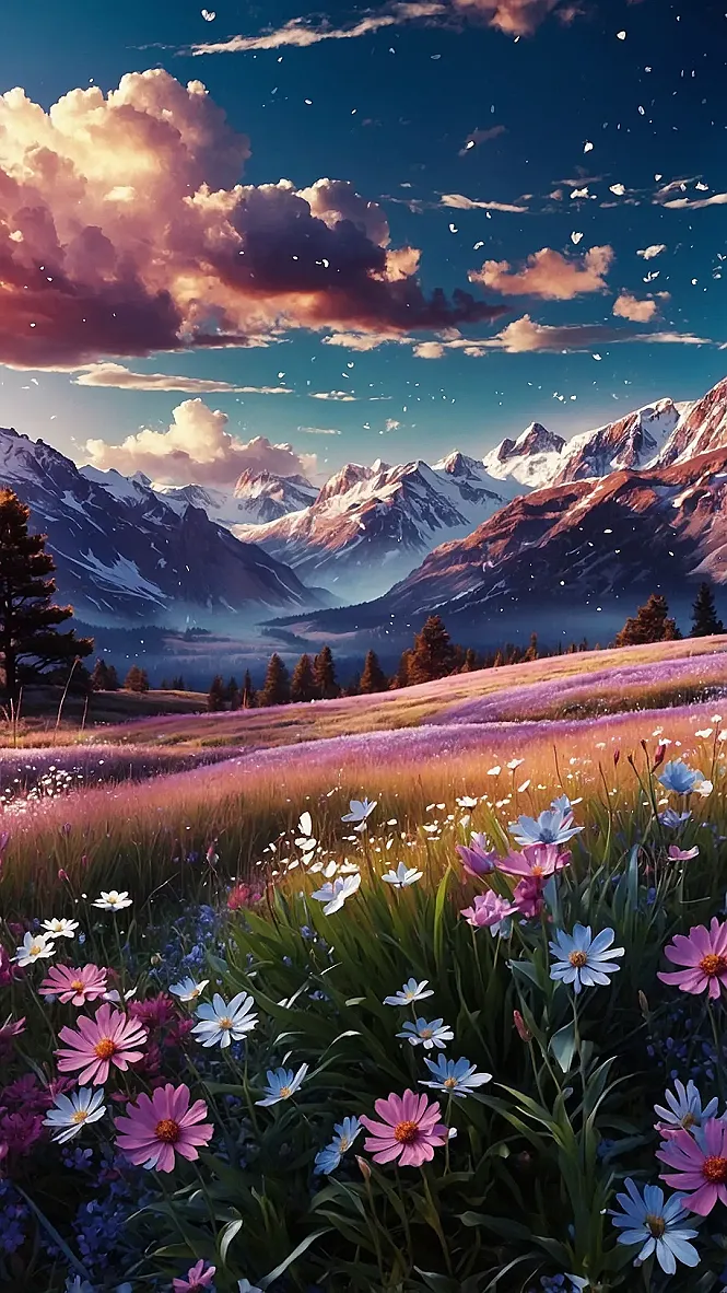 Alpine Meadow Reverie