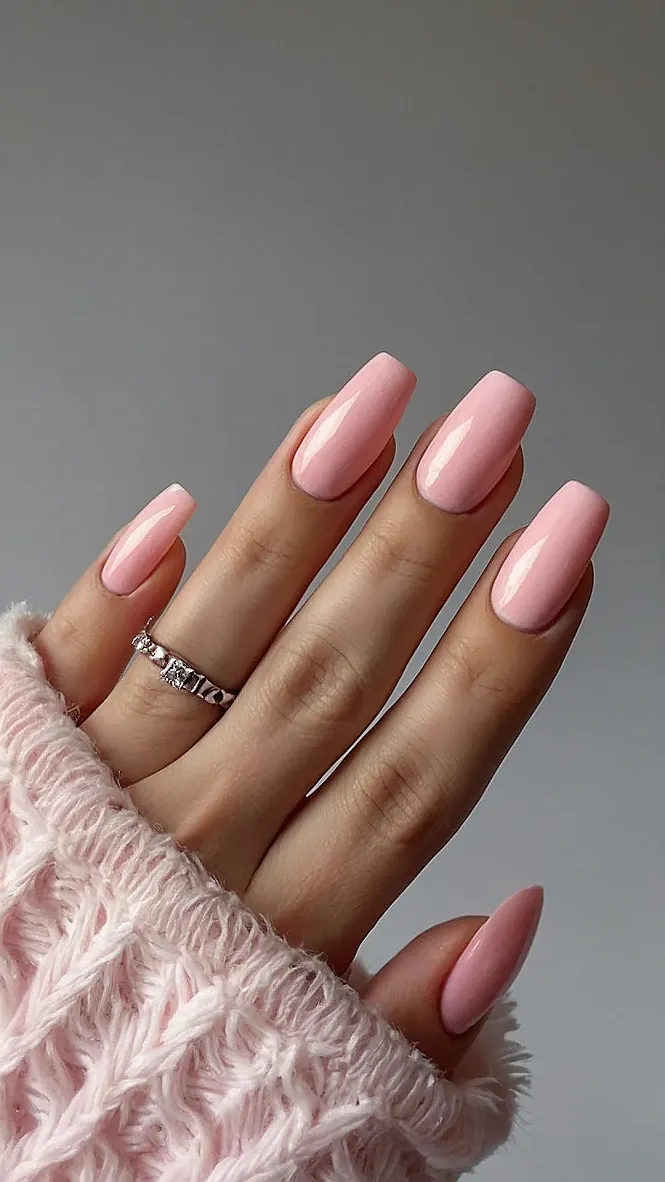 Pink Jewel Nails